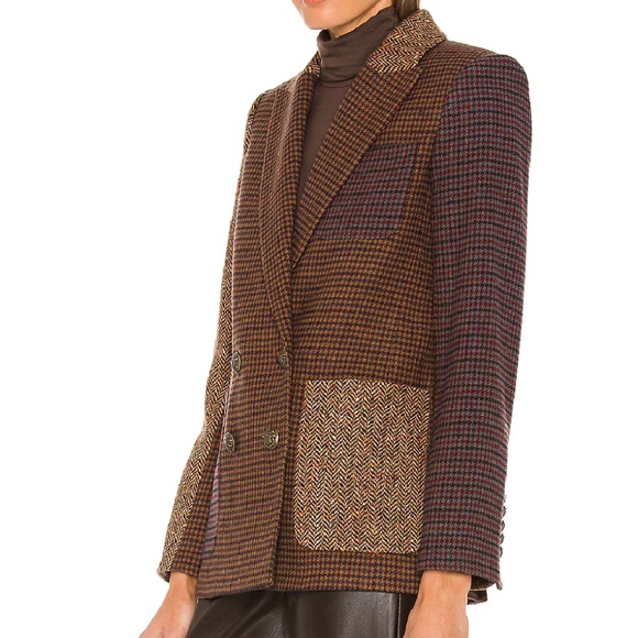 Veronica Beard Faustine Houndstooth Dickey Jacket - Picture 4 of 4